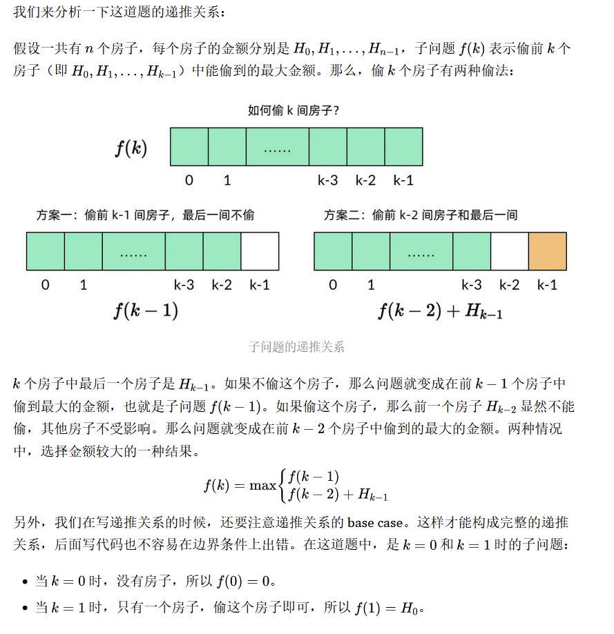 子问题的递推关系